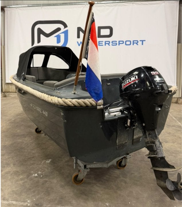 Foto 2 van Admiral 440 incl. Suzuki 9.9pk en NIEUWE CABRIOKAP!