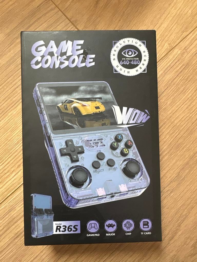 R36S Draagbare Retro Game Console - Wit, Spelcomputers en Games, Spelcomputers | Overige, Nieuw, Overige merken, Ophalen of Verzenden