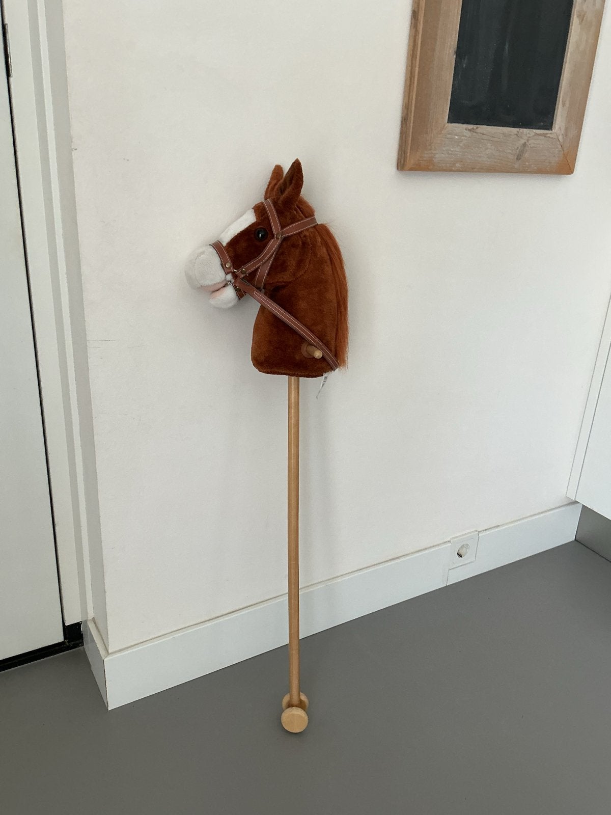 Stokpaard met geluid en wieltjes, Ophalen, Zo goed als nieuw