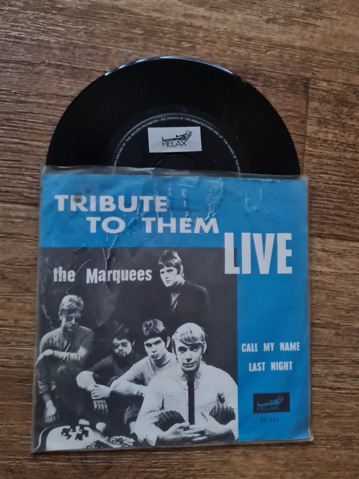 The Marquees Live nederbeat zeldzaam, Ophalen of Verzenden