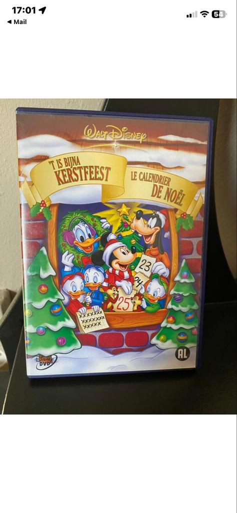 Disney DVD: 'T is bijna Kerstfeest - Mickey & vrienden, Alle leeftijden, Ophalen of Verzenden, Gebruikt, Amerikaans