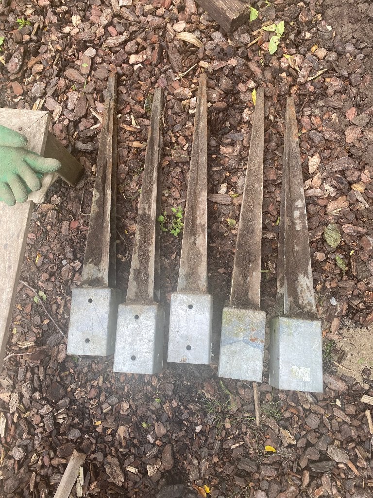 5 grondpalen, Tuin en Terras, Ophalen of Verzenden, Gebruikt