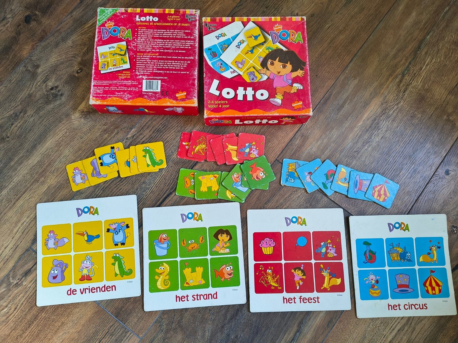Dora Lotto Spel - Educatief spel voor kinderen, Ophalen of Verzenden, Gebruikt, Puzzelen