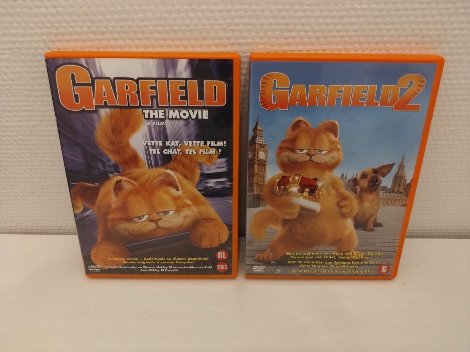 Garfield The Movie & Garfield 2 DVD Boxset, Gebruikt, Ophalen of Verzenden, Komedie, Vanaf 6 jaar