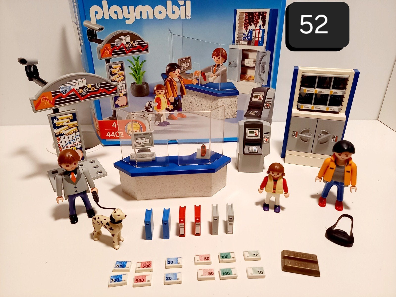 Playmobil 4402 Bank Kantoor - Compleet in Doos, Kinderen en Baby's, Complete set, Overige typen, Ophalen of Verzenden, Zo goed als nieuw