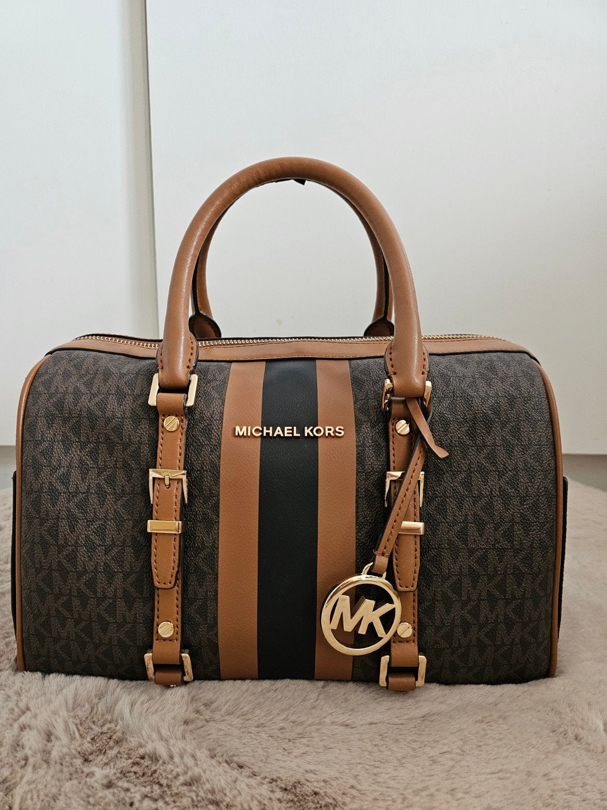 Micheal Kors Bowling bag, Sieraden, Tassen en Uiterlijk, Tassen | Damestassen, Ophalen of Verzenden, Bruin, Handtas