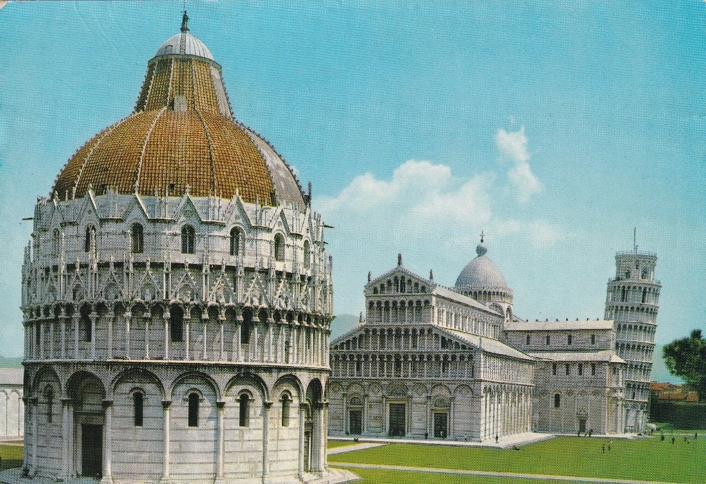 Italië pisa, piazza dei miracoli, Verzamelen, Verzenden, 1980 tot heden, Gelopen, Italië