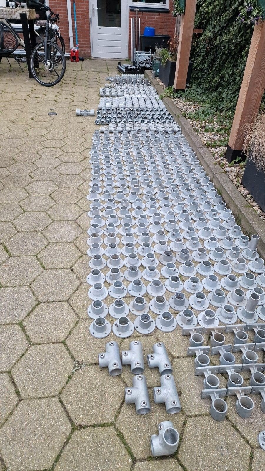 Steigerbuis koppelingen 26,9  / 33,7 / 42,4 / 48,3, Doe-het-zelf en Verbouw, Ophalen