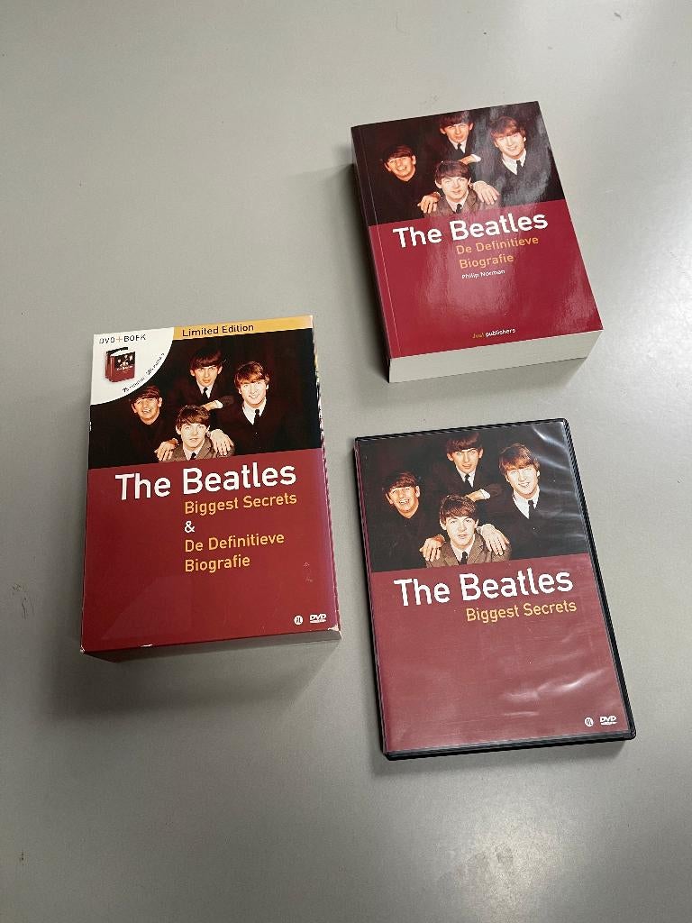 The Beatles Boek + DVD Biggest Secrets & De definitieve, Verzamelen, Ophalen of Verzenden, Zo goed als nieuw, Boek, Tijdschrift of Artikel