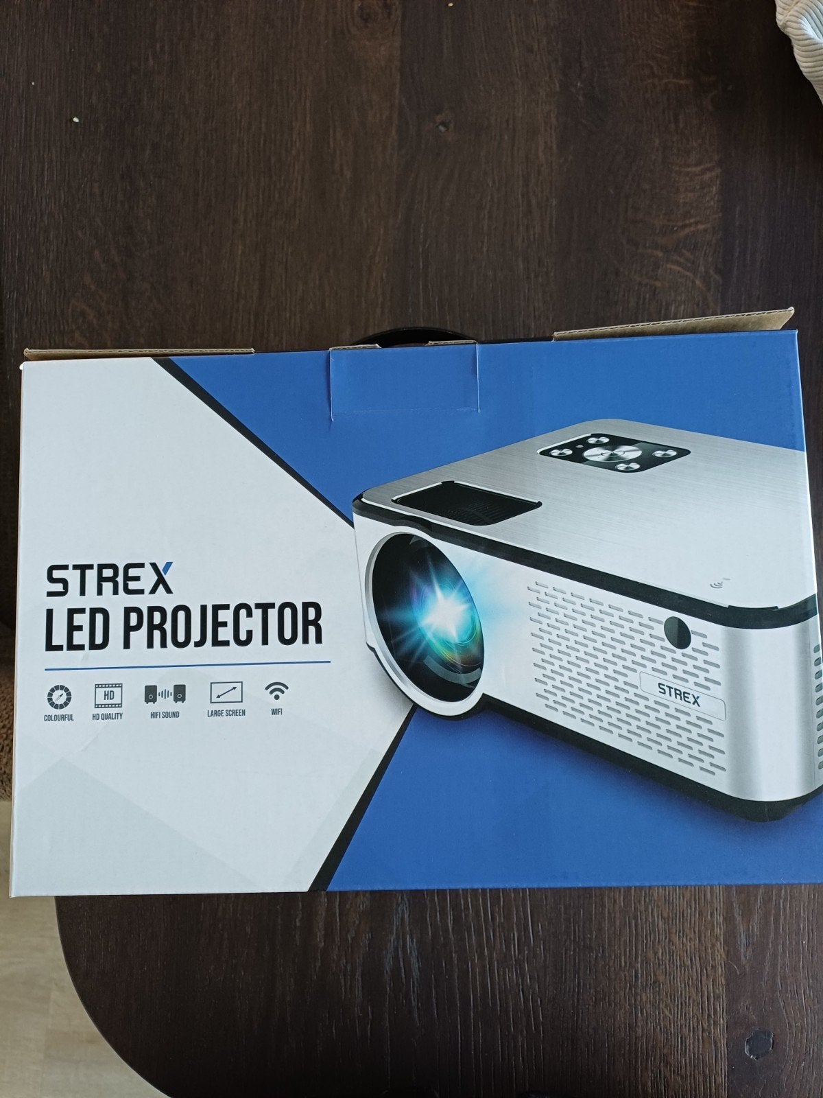 STREX LED Projector - Full HD Beamer met WiFi, STREX, LED, Nieuw, Ophalen of Verzenden