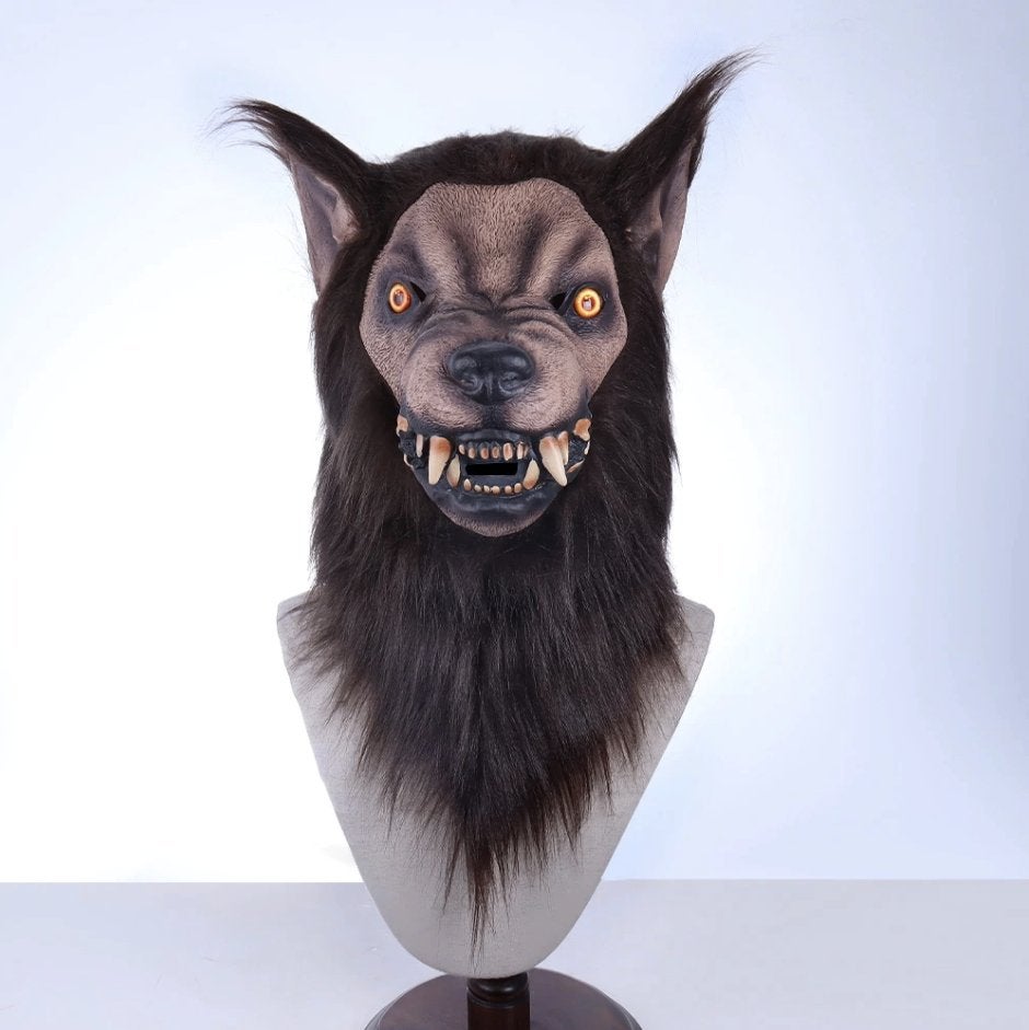 Weerwolf Masker Wolf Halloween Eng Carnaval Dier Horror, Verzenden, Nieuw, Feestartikel, Halloween of Griezel