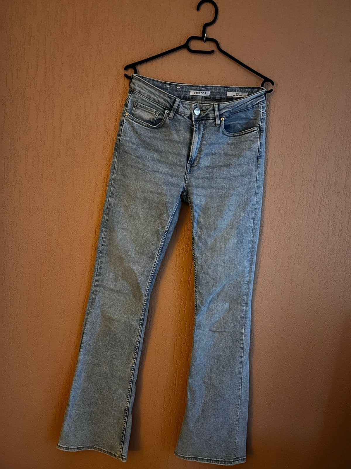Costes flared jeans W29 L34, Verzenden, Zo goed als nieuw, Grijs, W28 - W29 (confectie 36)