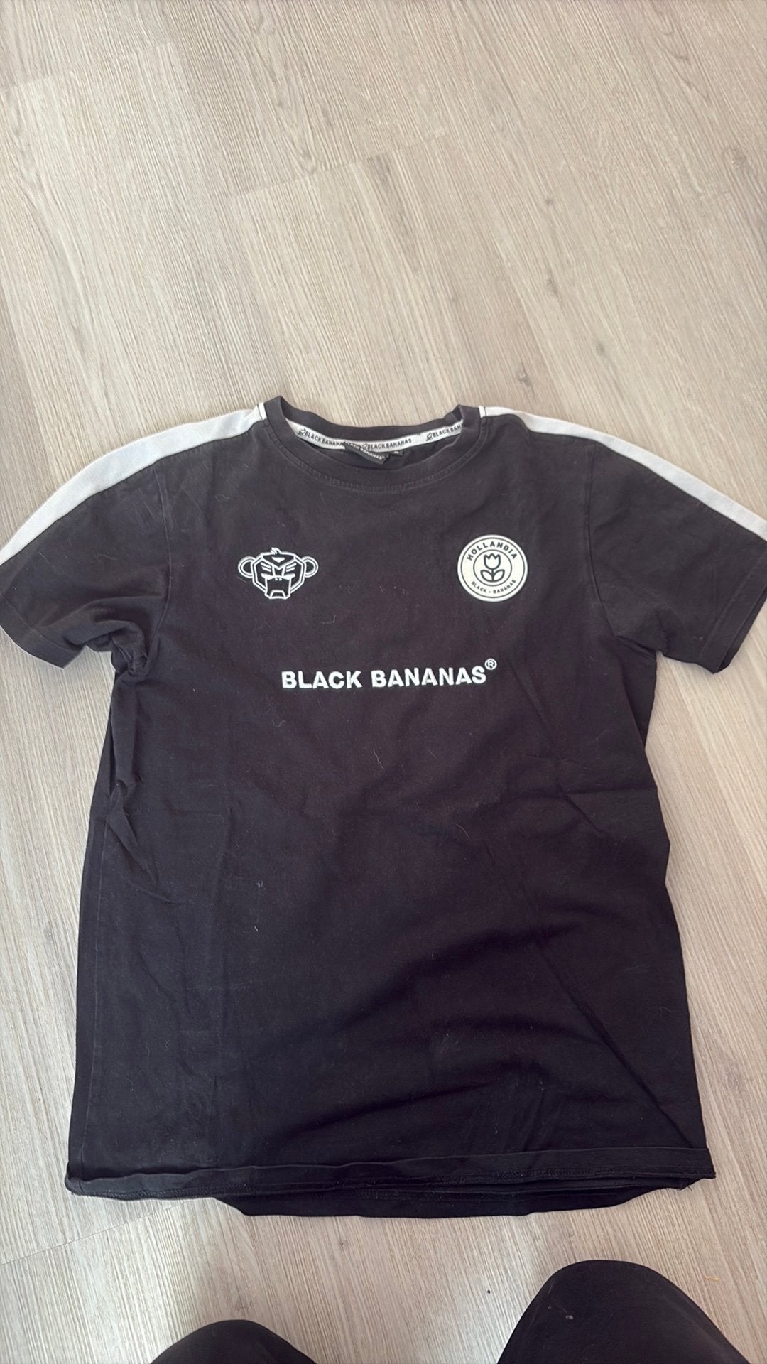 Black bananas shirt, Ophalen, Zo goed als nieuw, Maat 48/50 (M), Zwart