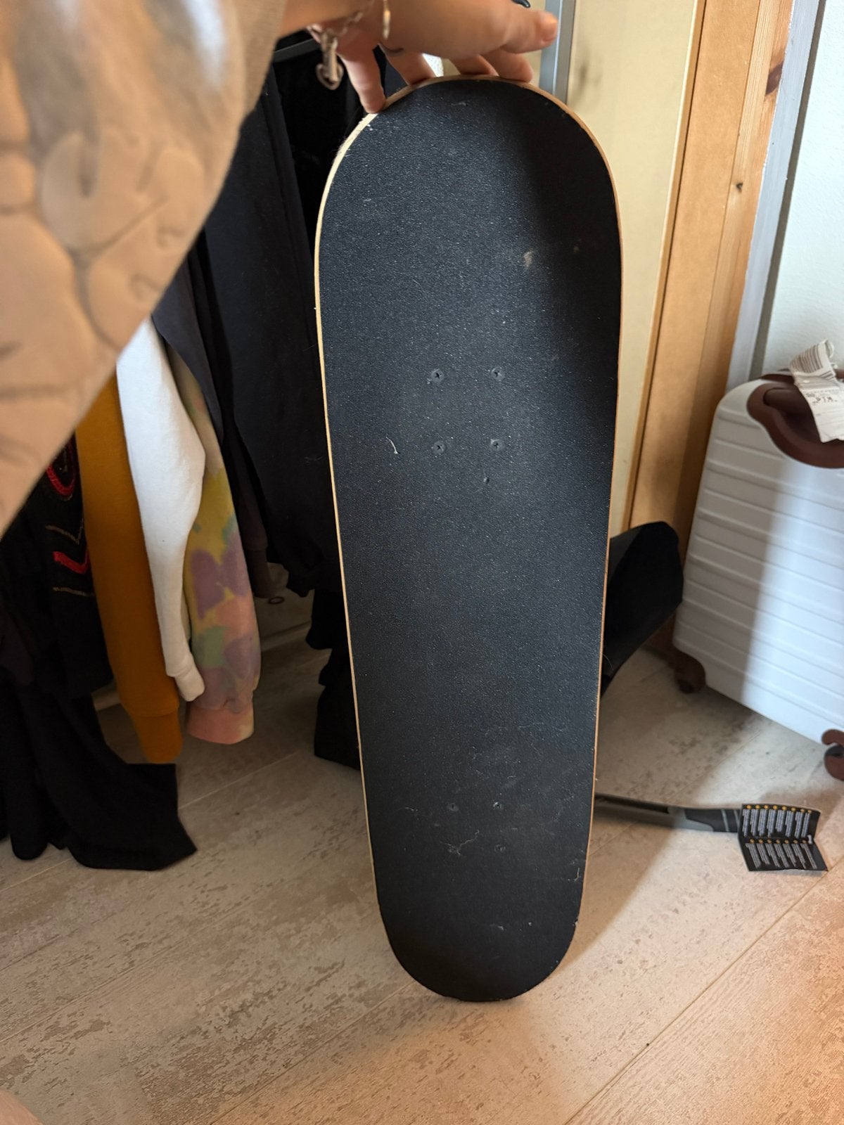 Skateboard met uniek design - gebruiks sporen, Ophalen, Gebruikt, Skateboard