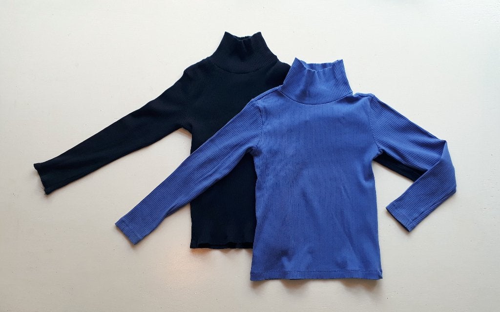 Coltrui Meisje 2x blauw Hema WE 122-128, Ophalen of Verzenden, Zo goed als nieuw, Meisje, Shirt of Longsleeve