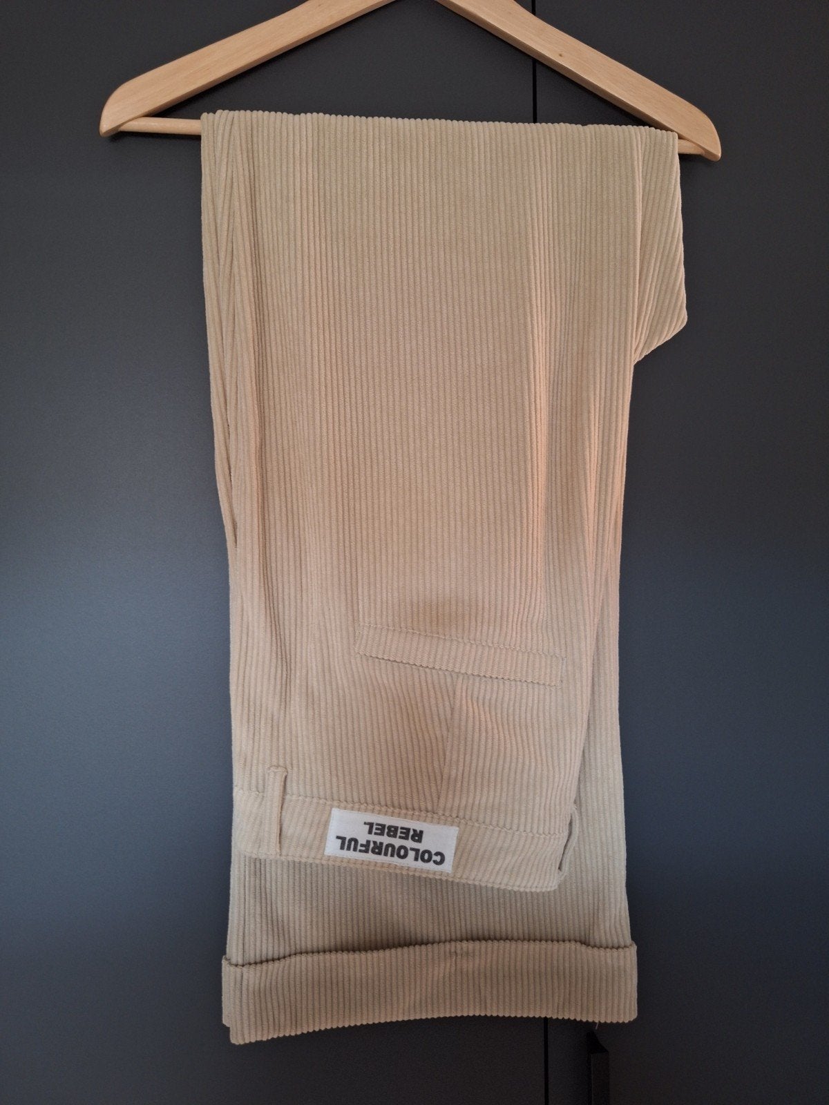 Colourful Rebel ribbroek XXL, Beige, Maat 46/48 (XL) of groter, Colourful Rebel, Ophalen of Verzenden