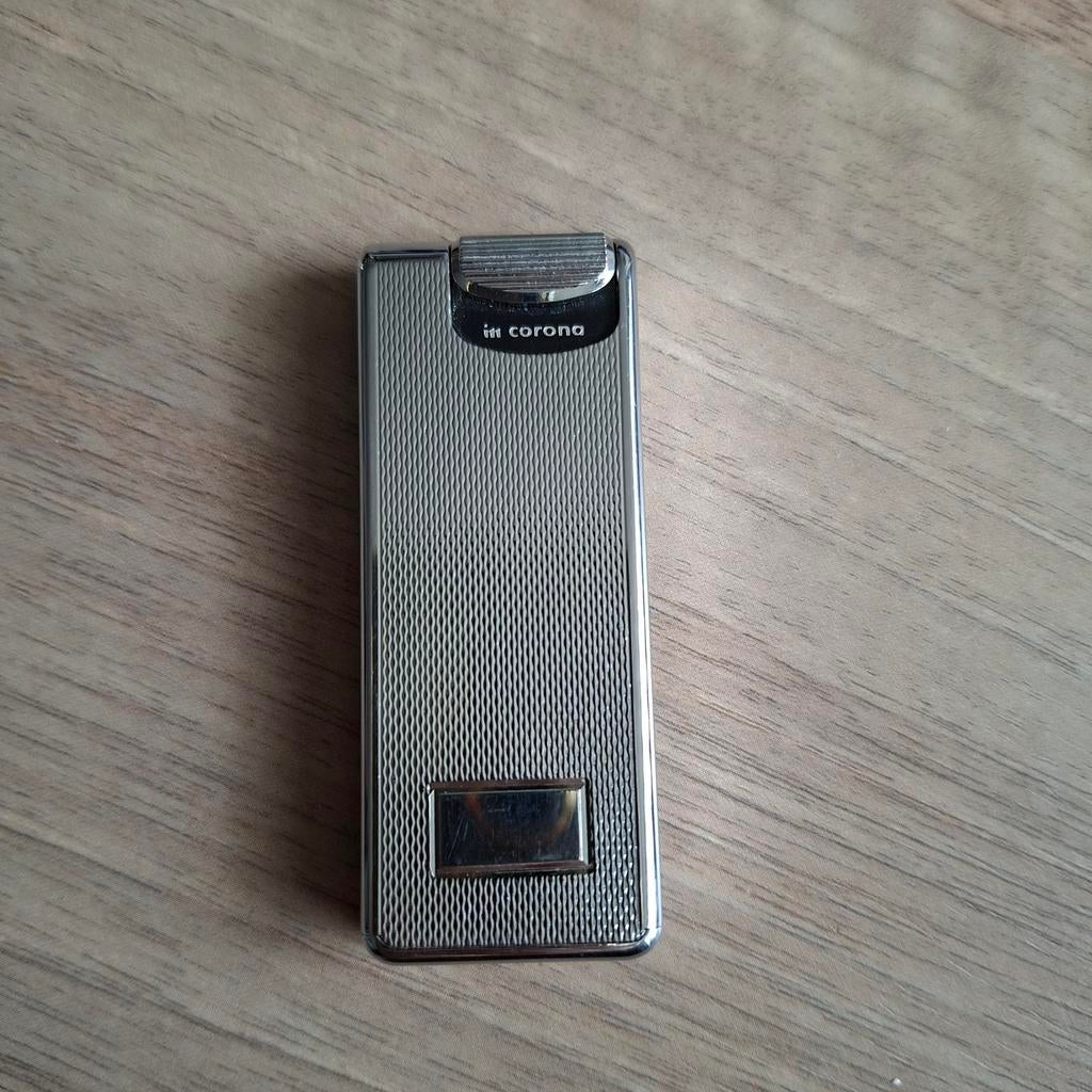 Vintage IM Corona aansteker, Ophalen of Verzenden, Gebruikt, Aansteker