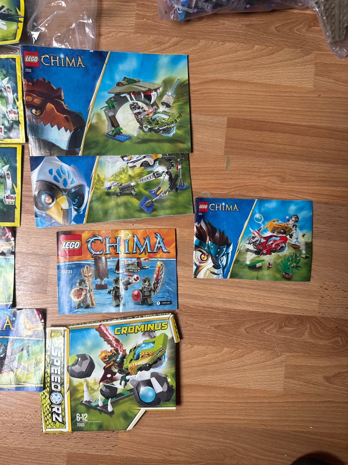 LEGO Chima Bouwinstructies - Diverse Sets, Ophalen of Verzenden, Gebruikt, Overige merken