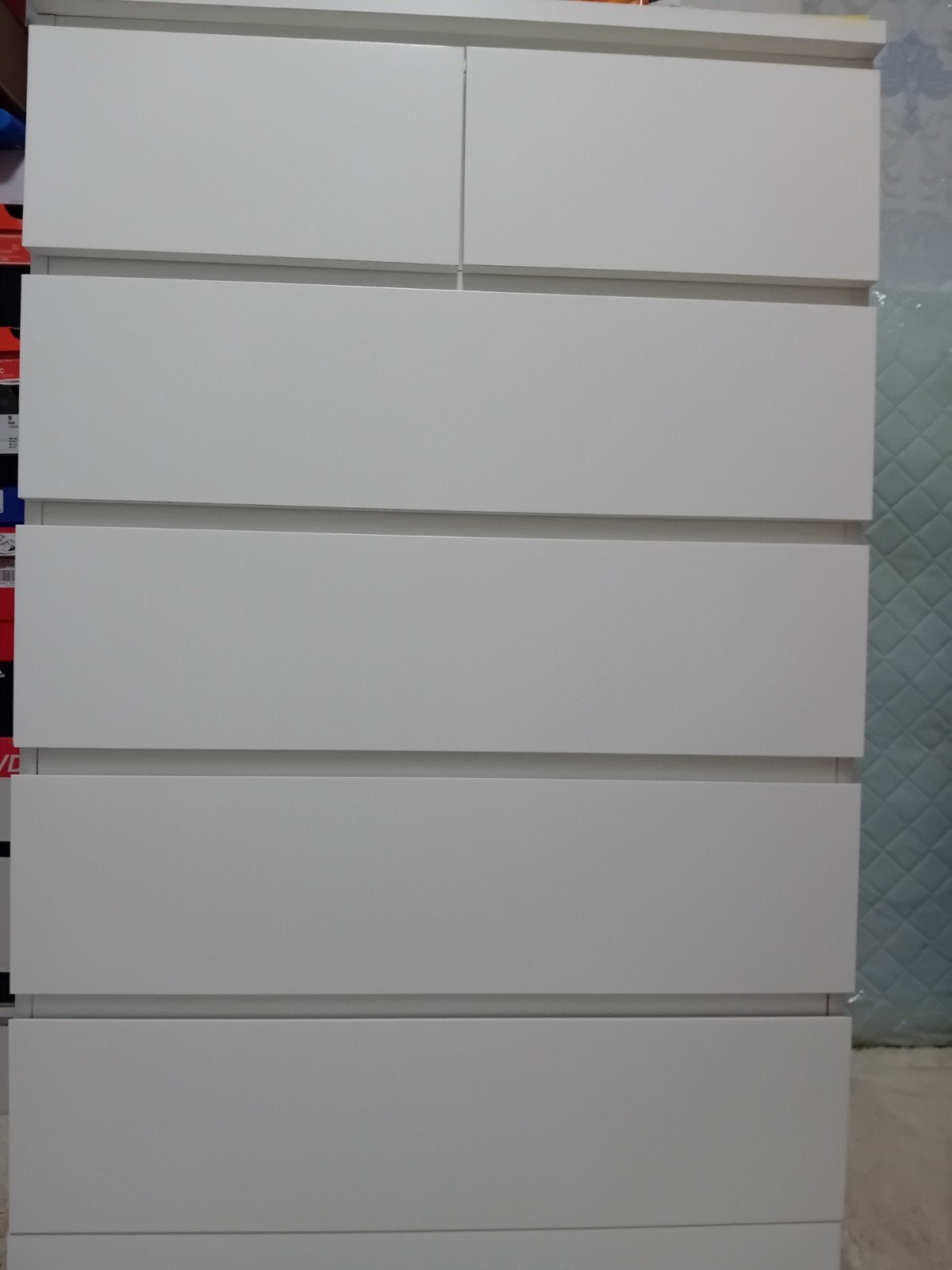 Malm ladekast wit - 123x80x46 cm - Zo goed als nieuw, 5 laden of meer, 100 tot 150 cm, Zo goed als nieuw, 25 tot 50 cm