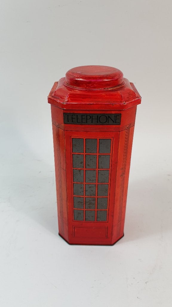 Brocante blik, Engeland Telefooncel. 5A8, Verzamelen, Ophalen of Verzenden, Gebruikt, Koek(jes)
