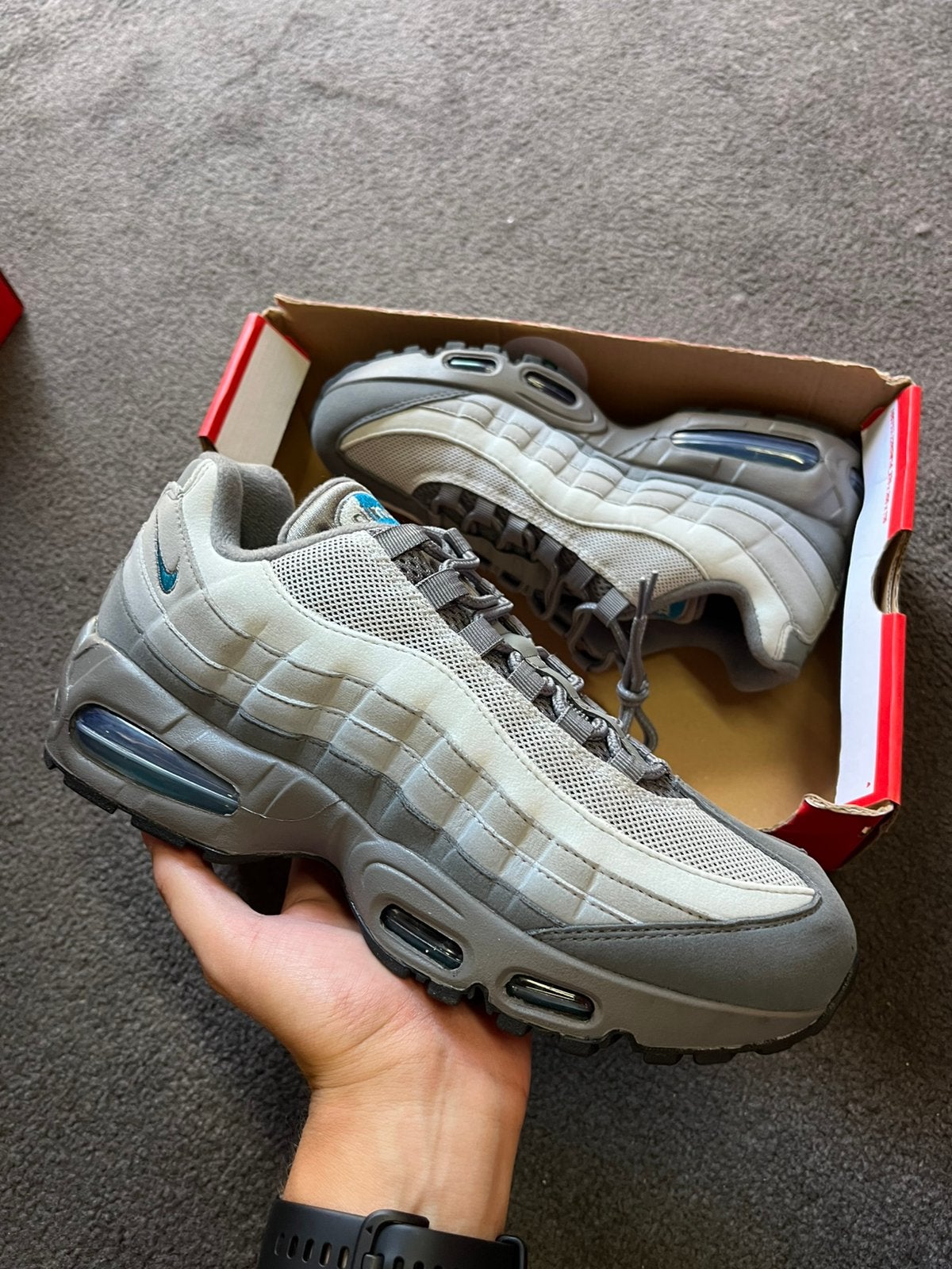Nike Air Max 95 OG Grijs - Maat 42 en 44, Nieuw, M, Ophalen of Verzenden, Sneakers of Gympen