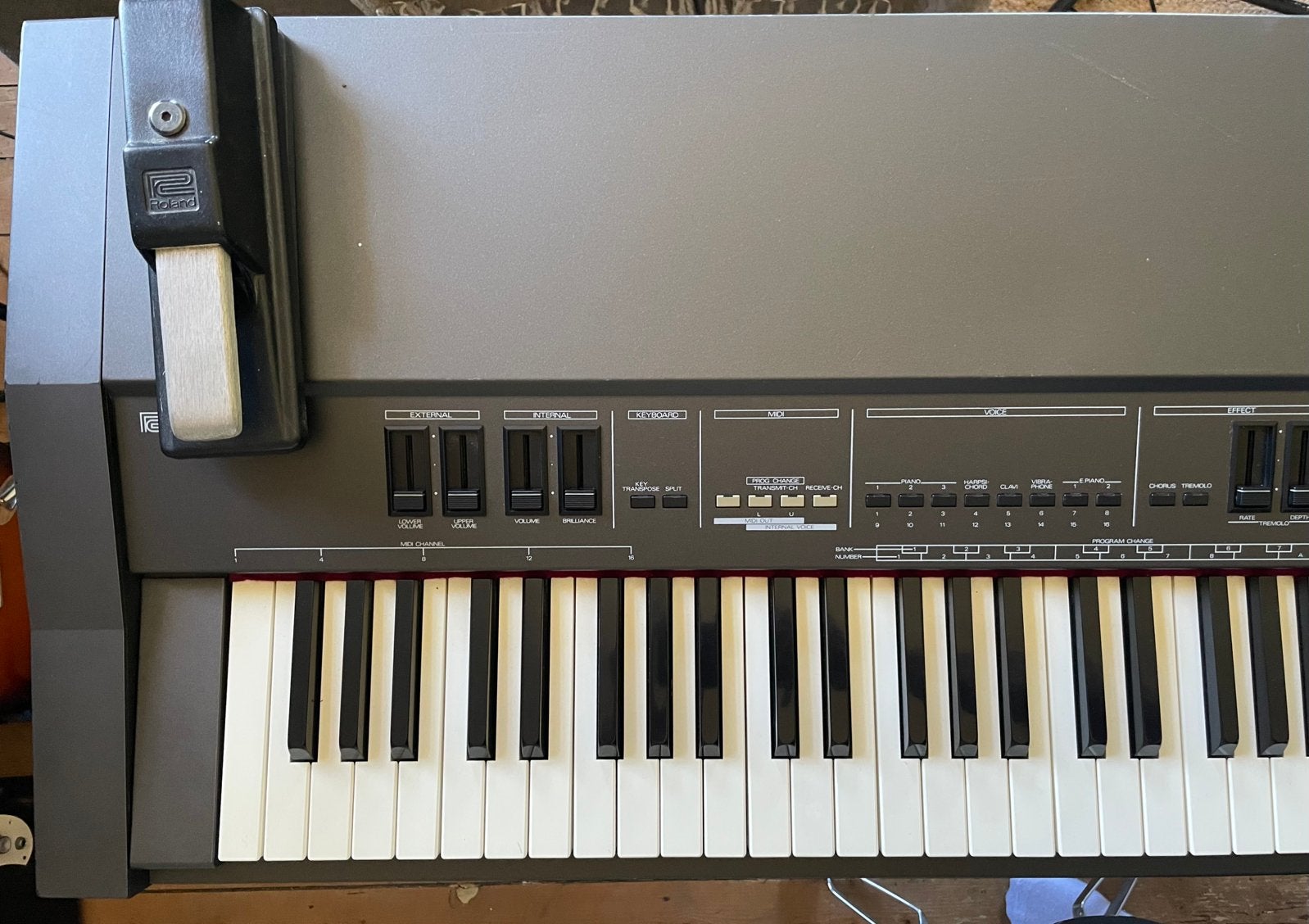 Roland RD250s Digitale Piano - Goede staat, incl. pedaal, Ophalen, Gebruikt, Zwart, Digitaal
