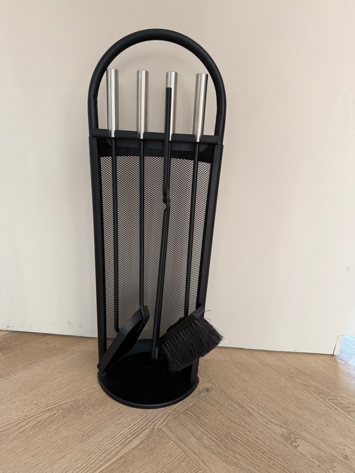 Haardstel met 4-delige accessoireset en standaard, Ophalen of Verzenden, Nieuw