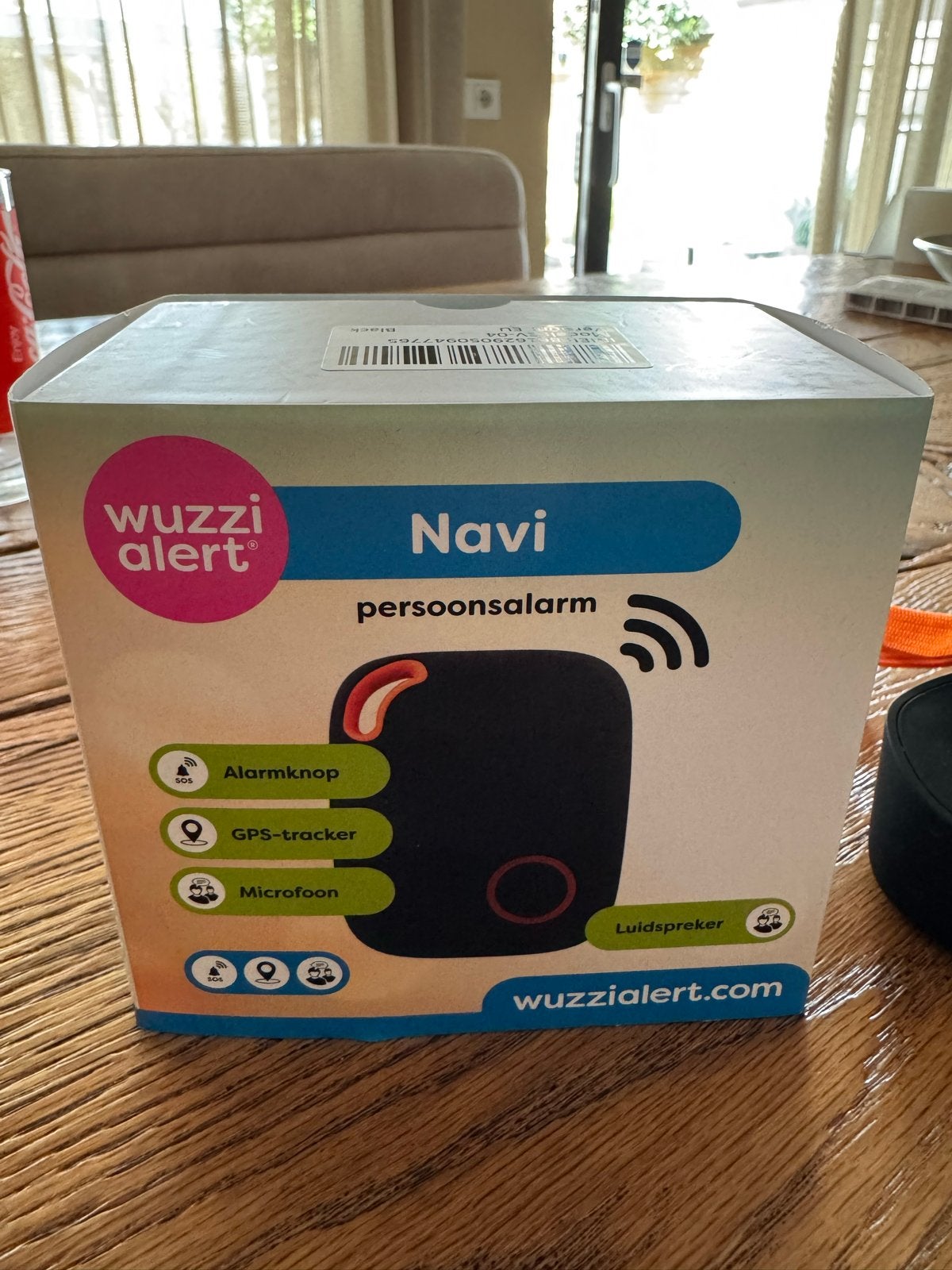 1 maand oude Wuzzi persoonsalam type Navi, Ophalen