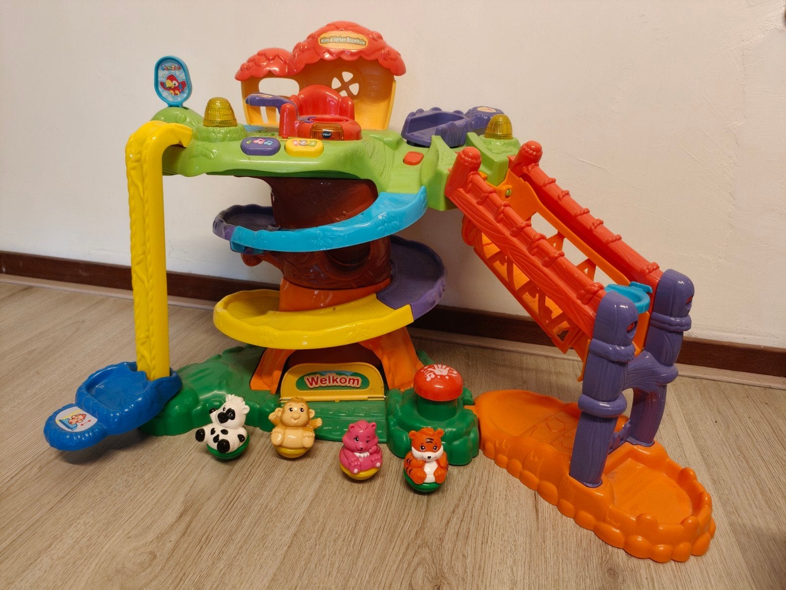VTech Zoef Zoef Dieren Boomhuis met 4 Dieren, Ophalen, Zo goed als nieuw, Jongen of Meisje