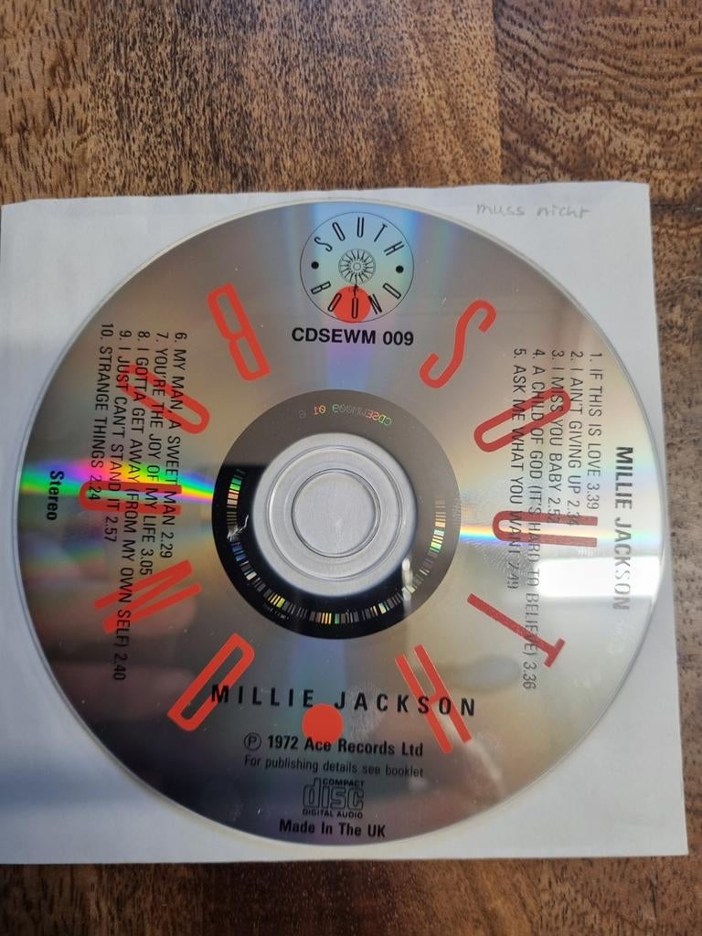 Cd Millie Jackson – Millie Jackson

Alleen cd nr729, Ophalen of Verzenden