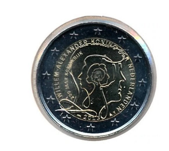 Nederland 2013 2 Euro 200 jaar Koninkrijk, Postzegels en Munten, Munten | Nederland, Ophalen of Verzenden, Koningin Beatrix, Euro's
