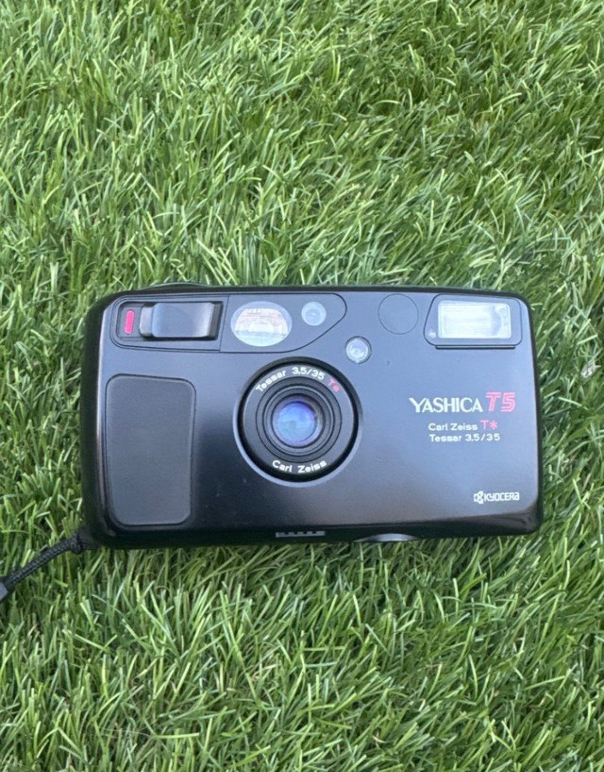 Yashica T5, Ophalen of Verzenden, Gebruikt, Compact, Overige Merken