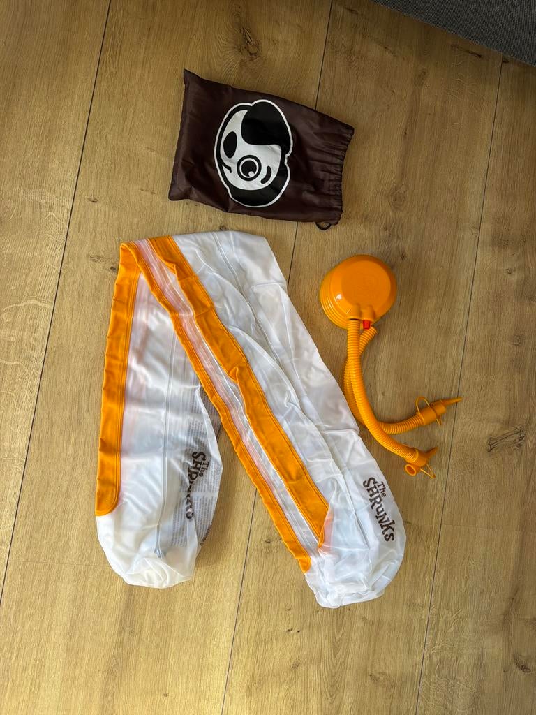 Shrunks opblaasbare bedrand ideaal voor op vakantie!, Zo goed als nieuw, Matras, Minder dan 70 cm, 140 tot 160 cm
