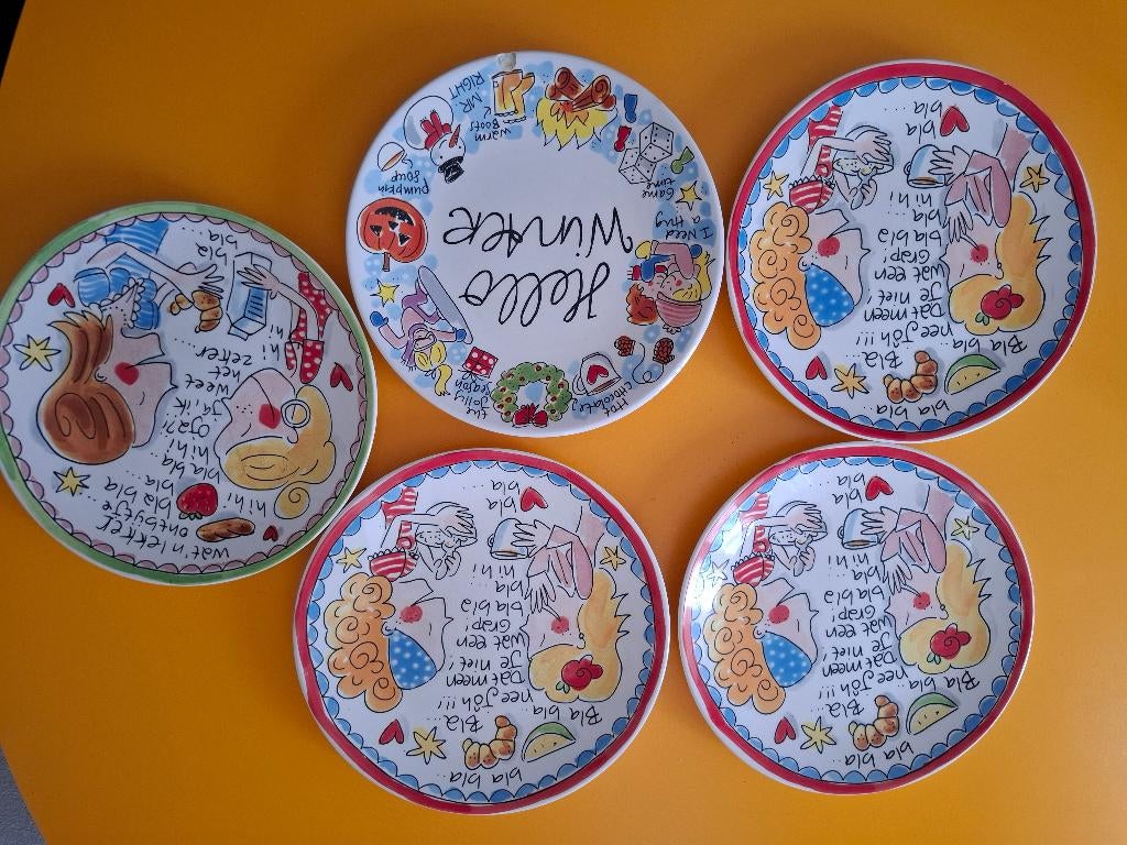 Blond Amsterdam Borden, Huis en Inrichting, Keuken | Servies, Gebruikt, Bord(en), Blond Amsterdam, Aardewerk, Ophalen of Verzenden