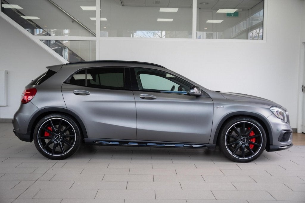 Mercedes-Benz GLA AMG 45 4MATIC 420HP (bj 2015, automaat), Auto's, Automatische klimaatregeling, Gebruikt, Euro 6, 4 cilinders