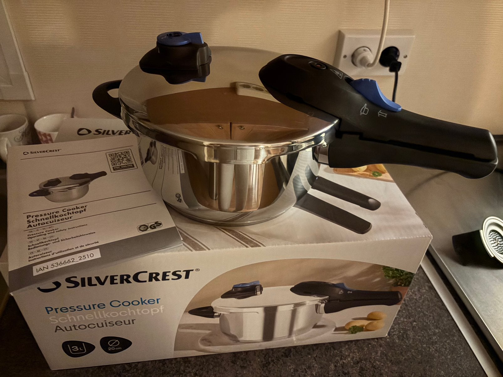 Snelkookpan, merk SilverCrest, nieuw, Huis en Inrichting, Ophalen of Verzenden, Zo goed als nieuw