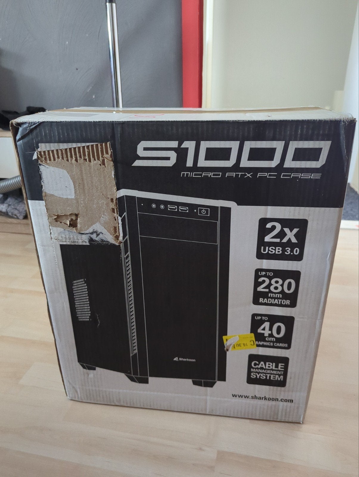 Nieuwe Sharkoon S1000 ATX PC Case - Ongebruikt, Computers en Software, Ophalen of Verzenden, Nieuw