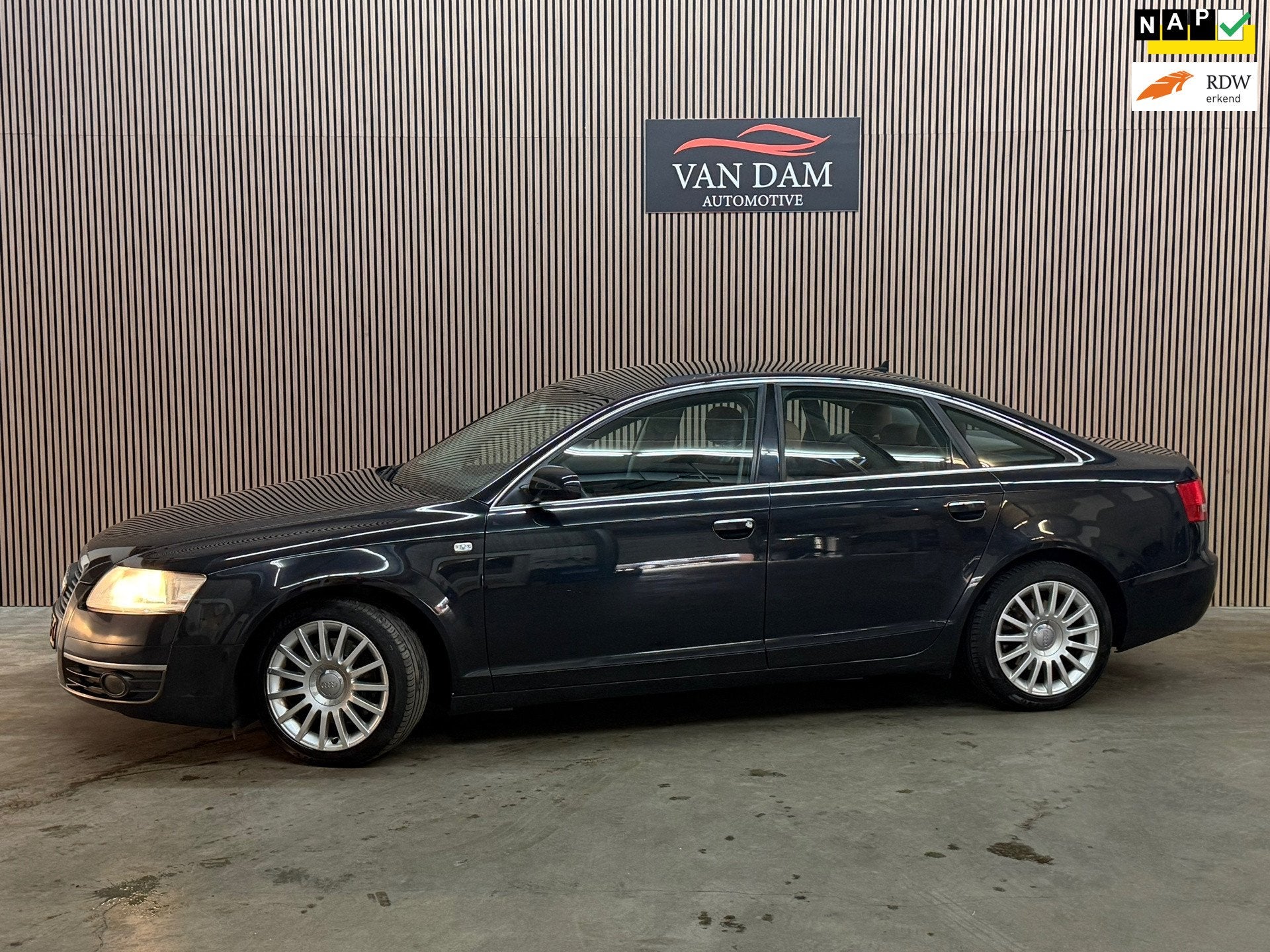 Audi A6 Limousine 2.7 TDI Pro Line Business 2007 NAP LEDER C, Auto's, Audi, 197 €/maand, Zwart, Diesel, Sedan