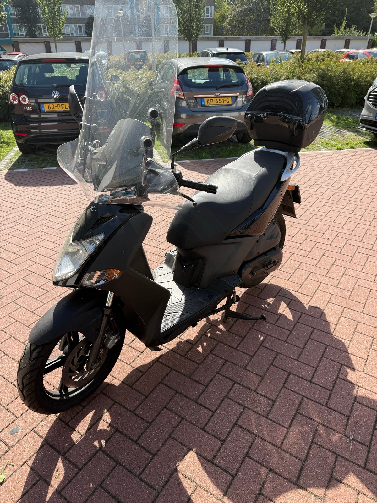 Kymco Agility City 150 motor uit 2010, Ophalen