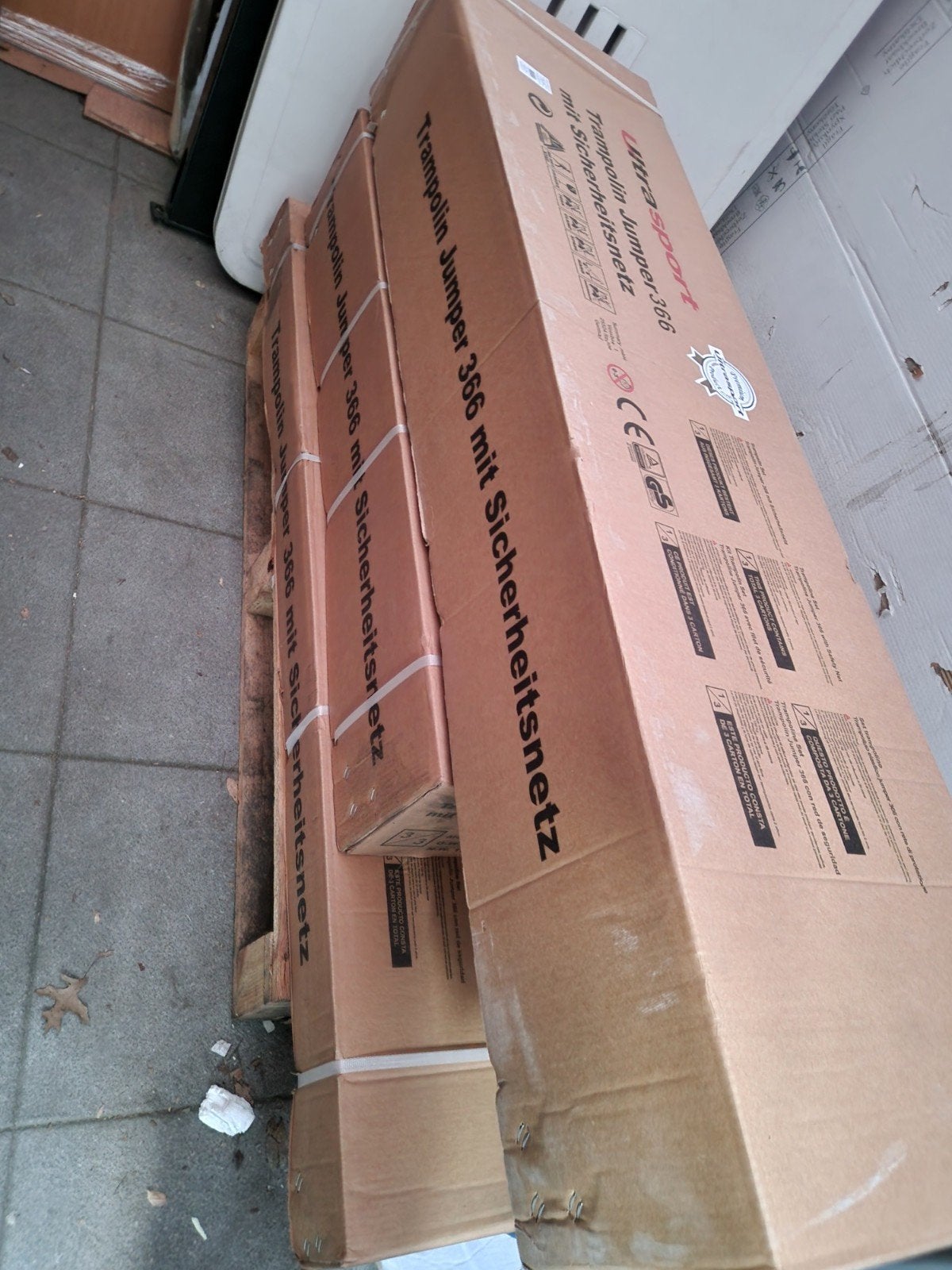 Ultrasport Trampoline Jumper 366 met Veiligheidsnet, Ophalen of Verzenden, Nieuw