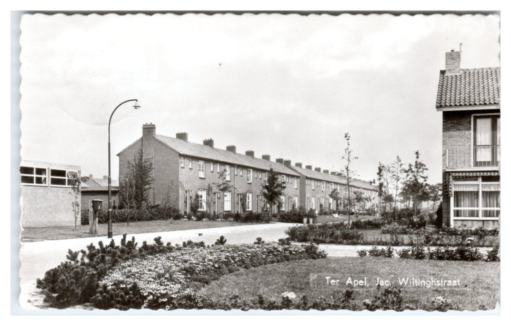 Ter Apel, Jac. Wiltinghstraat, Verzamelen, Ophalen of Verzenden, 1960 tot 1980, Gelopen, Groningen
