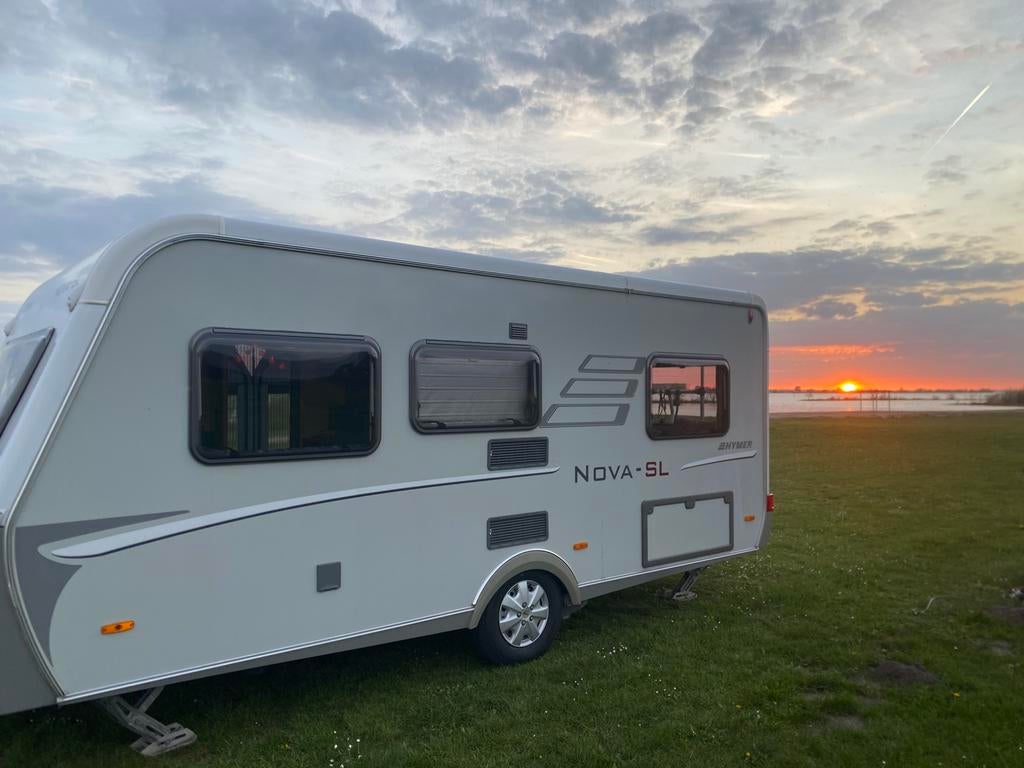 Eriba Hymer Nova 465 SL 2008 met Truma Mover & Airco, Kachel, Omvormbare zithoek, Rondzit, Particulier