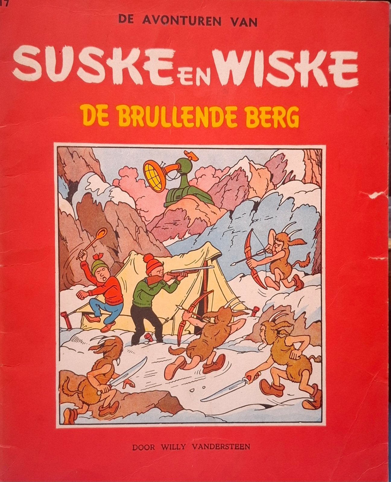 Suske en Wiske - De Brullende Berg (Rode reeks), Ophalen of Verzenden