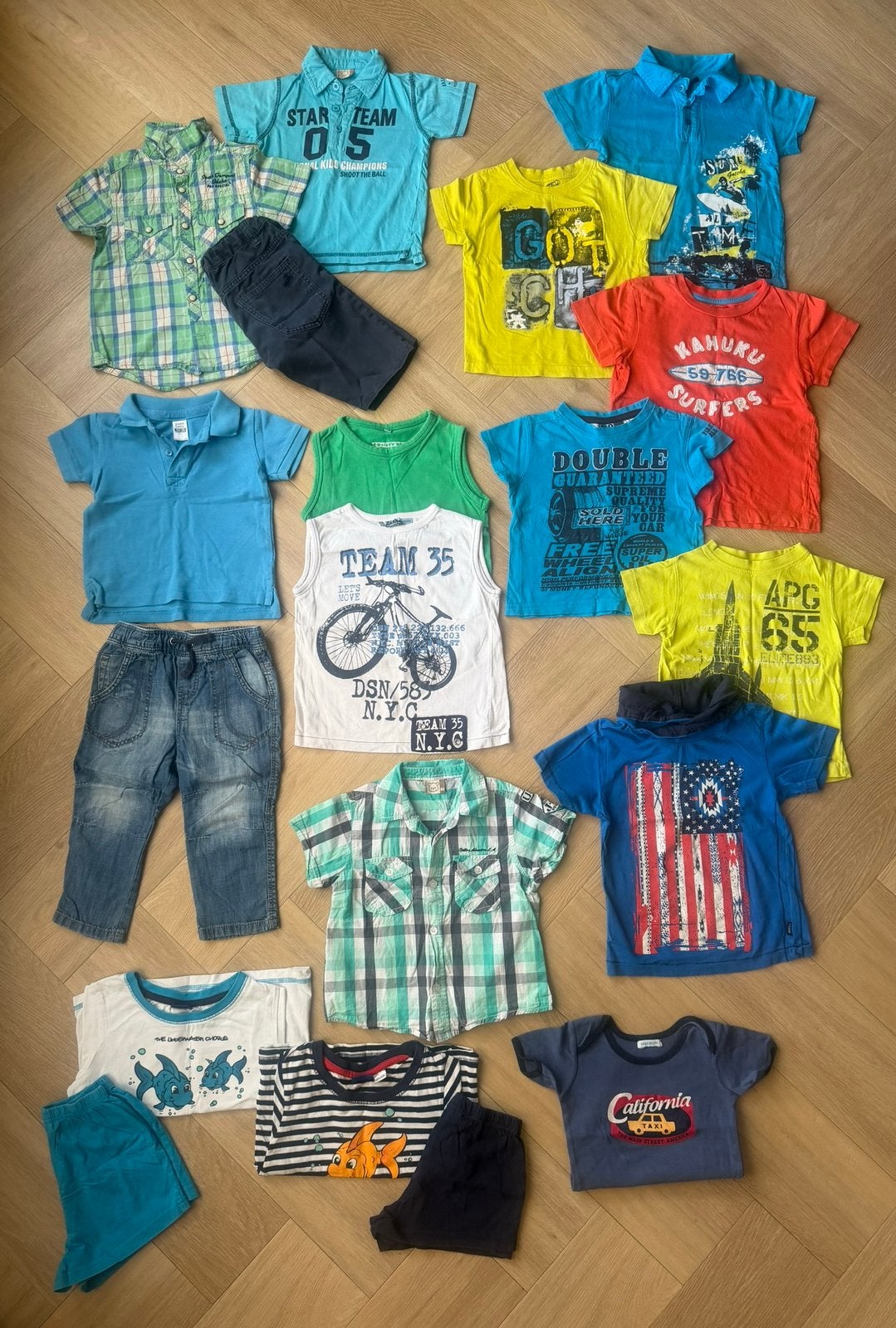 Kleding pakket, jongens, zomer, maat 86/92-98/104, Ophalen of Verzenden, Gebruikt, Maat 92