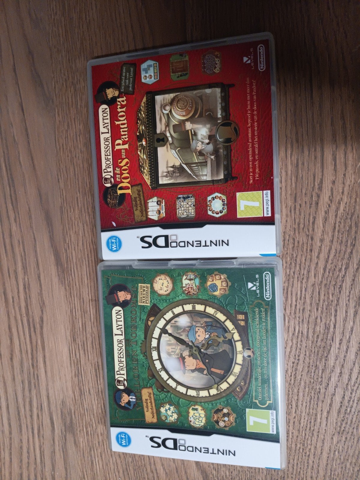 Professor Layton Nintendo DS games (2 stuks), Puzzel en Educatief, Gebruikt, 1 speler, Ophalen of Verzenden