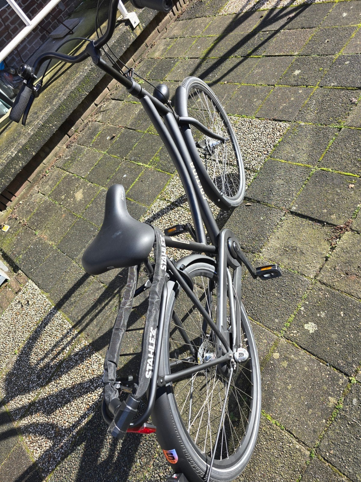 Stalen Stadsfiets Zwart - helemaal nieiw, Ophalen of Verzenden