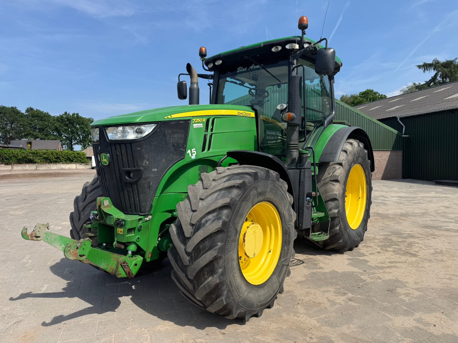 John deere 7250R tractor, Overige merken, Gebruikt, Meer dan 10000, 120 tot 160 Pk