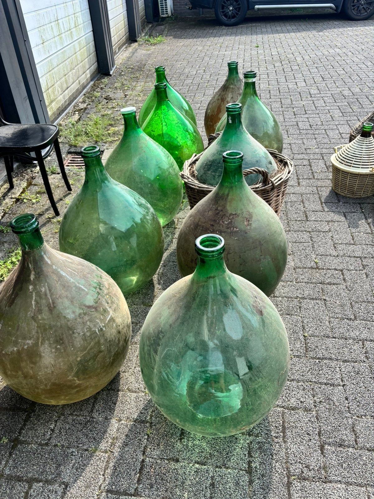 Te koop XL wijnflessen / gistflessen, Ophalen