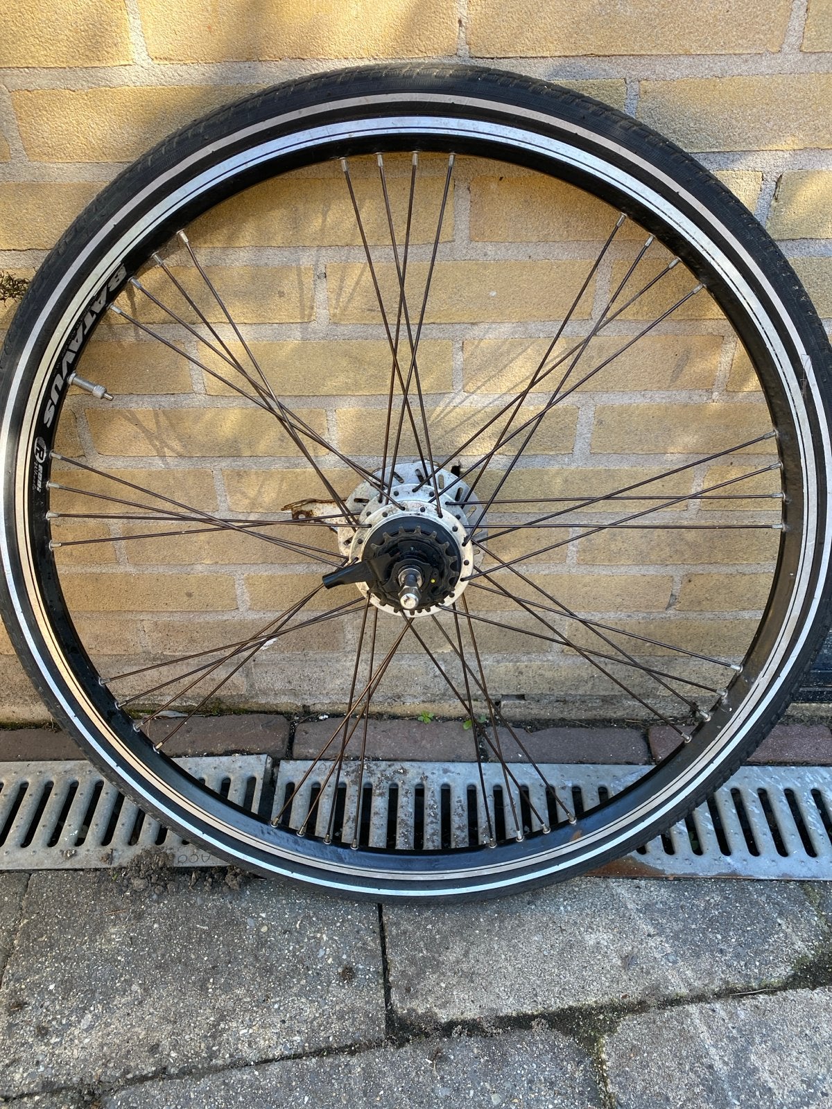 Batavus 28 inch achterwiel met Nexus 7 versnellingen, Gebruikt, Aluminium, Stadsfiets, Ophalen
