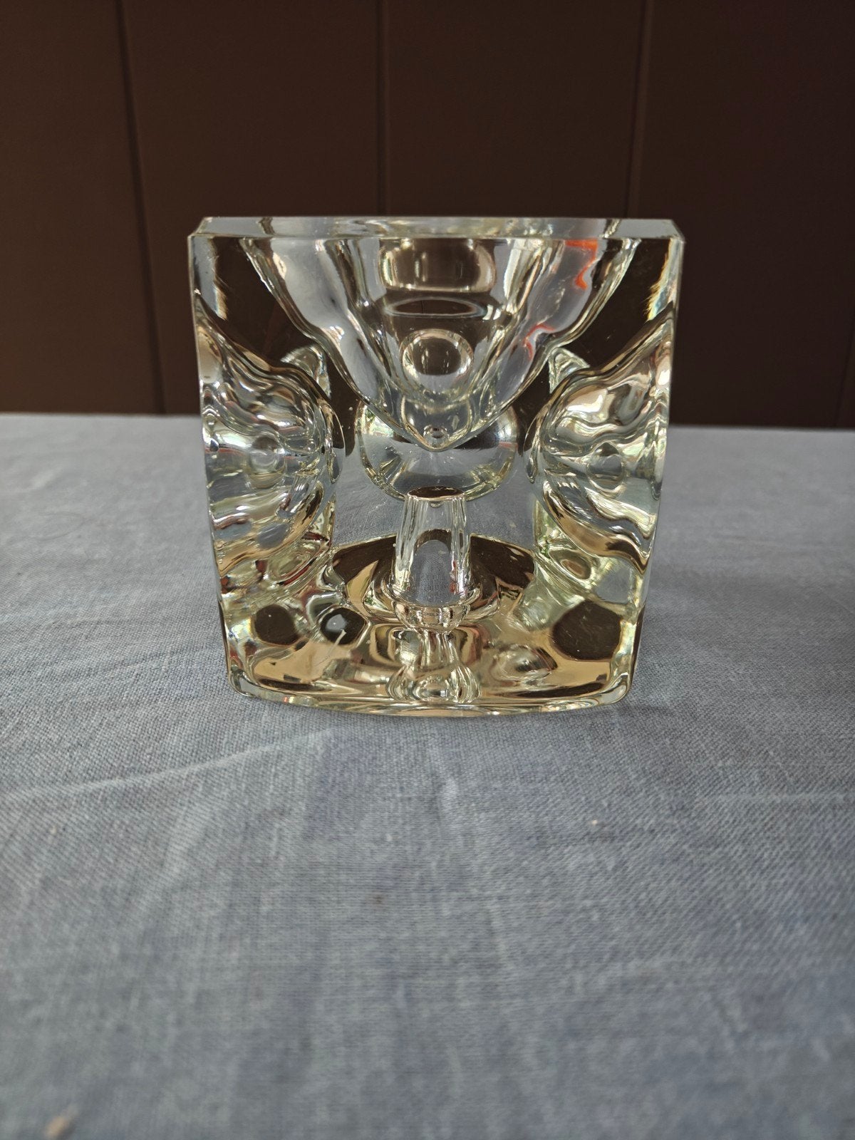 Skulo union kaarshouder glas, Ophalen of Verzenden, Glas